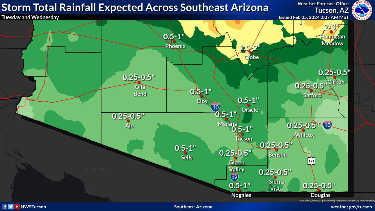Tucson Weather Storm To Bring Wind Rain And Mountain Snow 65c240562920a.image