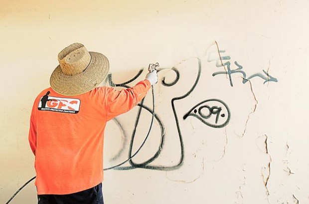 Pima halves graffiti funds  