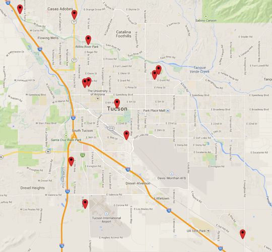 What's going up map, Oct. 18, 2014