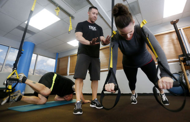 Fitness instructor Brandon Wagner