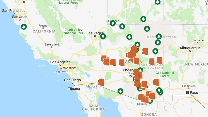 National Park Service Sites in Arizona | National Park Service Sites in ...