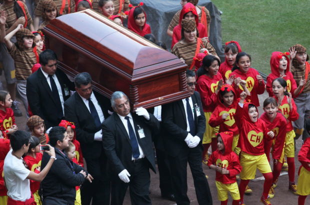 APTOPIX Mexico Chespirito Memorial