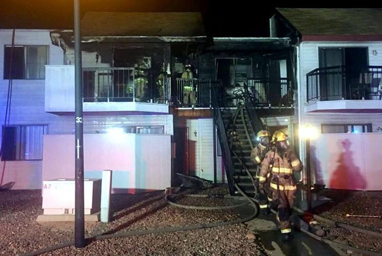 Fire damages four apartment units on Tucson's northwest side