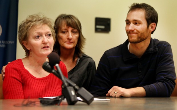 Docs confirm bullet struck Tucson police officer's brain, say he's 'doing very well'
