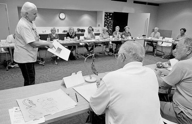 Seniors get free shot at learning to draw  