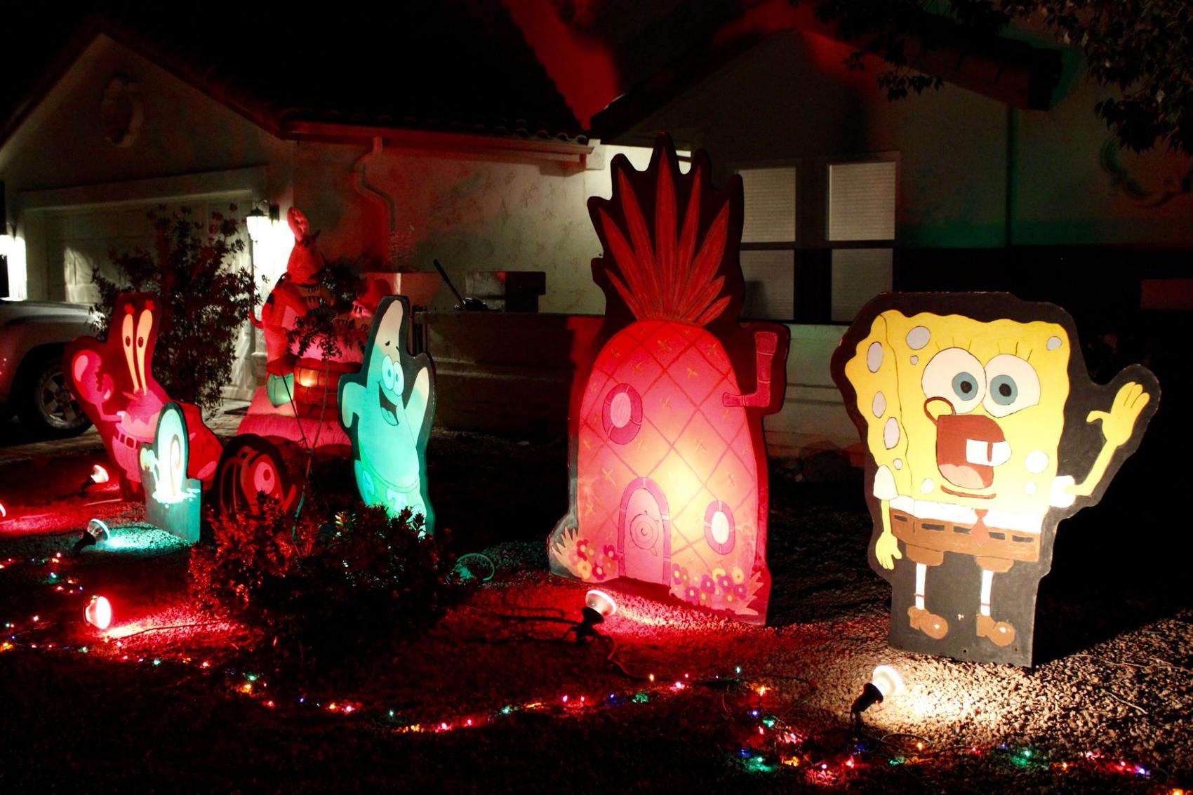 This northwest Tucson neighborhood combines Disney and Christmas lights
