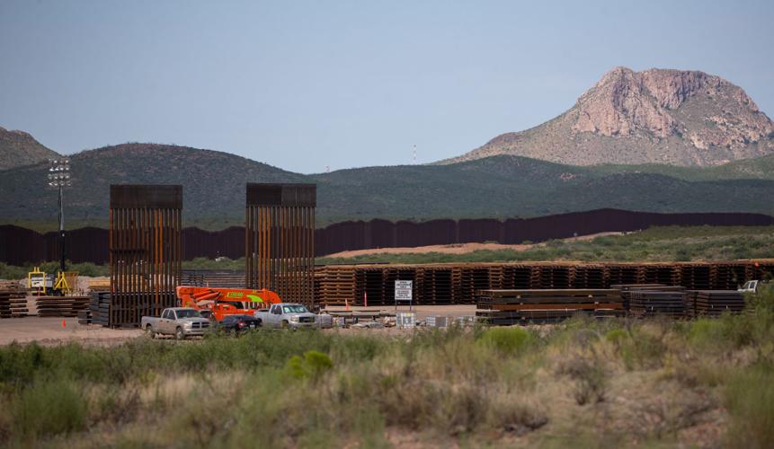Border Wall, San Bernardino National Wildlife Refuge
