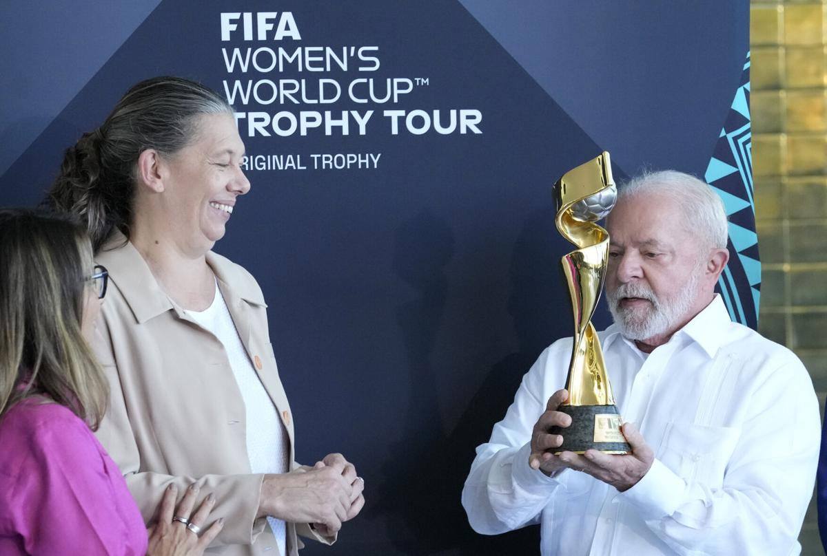 Brazil Women's World Cup Soccer Trophy