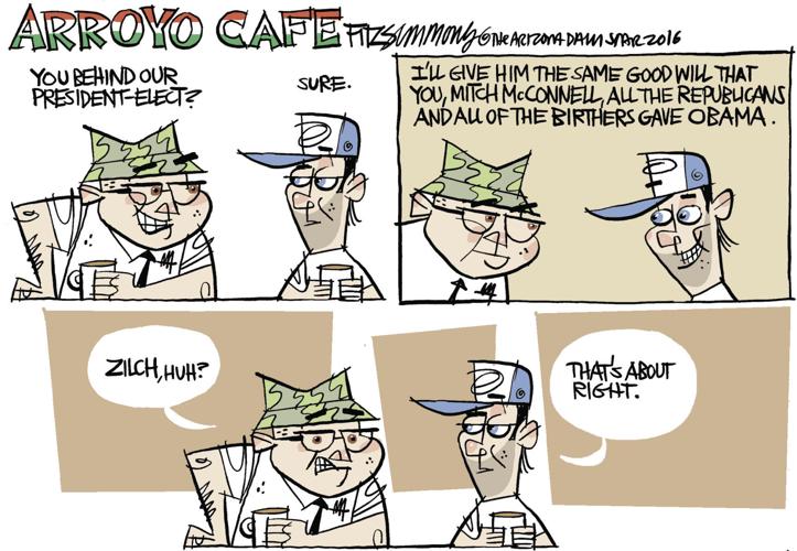 Daily Fitz Cartoon: Karma