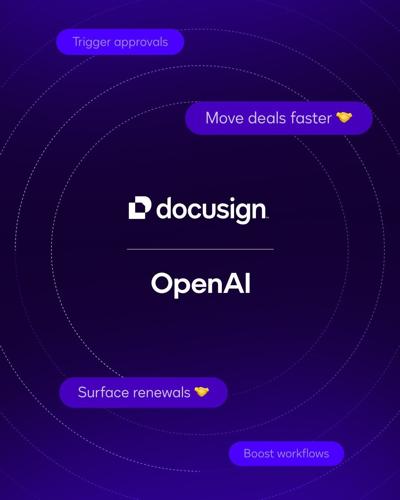 Docusign Brings Trusted Agreement Intelligence and Workflows into ChatGPT and Codex