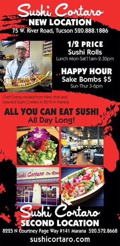 Sushi Cortaro display ad