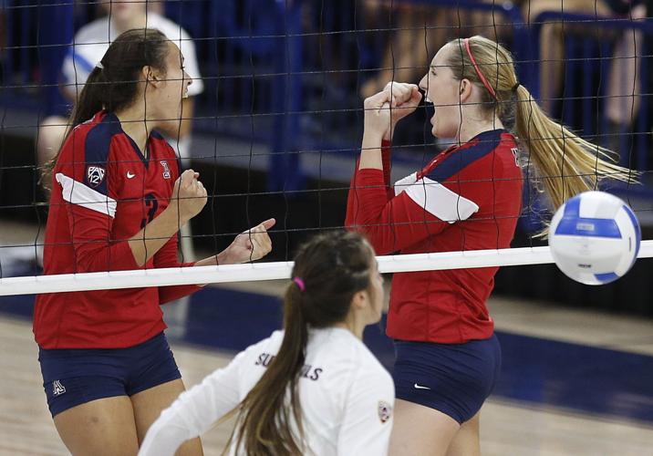 Arizona vs. Arizona State women's college volleyball