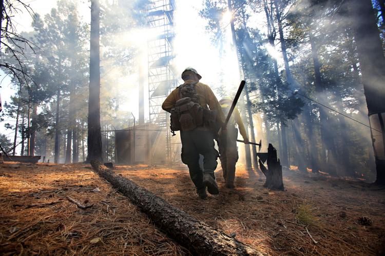 Fire on Mount Bigelow