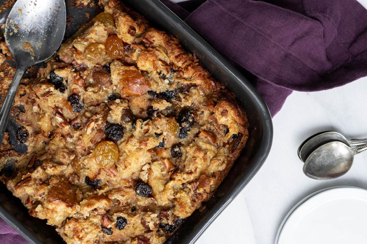 Bourbon for breakfast? Try this warm, custardy bread pudding to elevate your morning