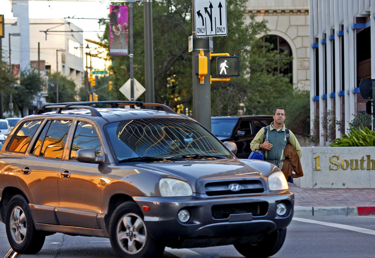 Pedestrian crossings in Tucson