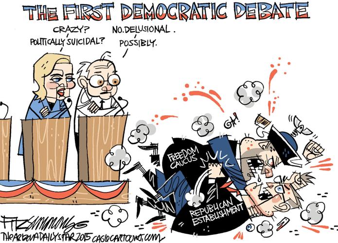 Daily Fitz Cartoon: Debate