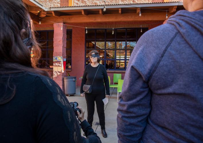 Domestic violence protest El violador eres tú