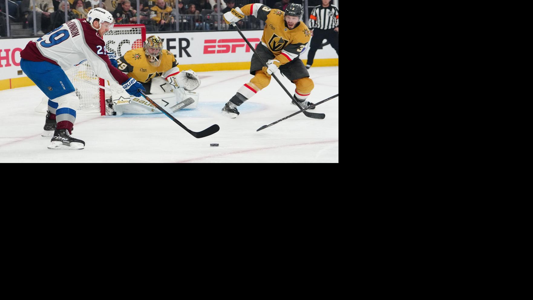 Vegas Golden Knights vs. Colorado Avalanche NHL Action