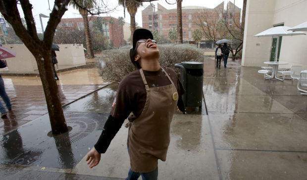 Snowfall around Tucson