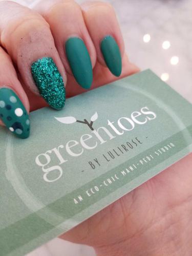 Get a green mani/pedi