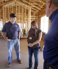 Warneke family home about halfway finished
