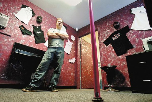 Latest home in décor: stripper pole  