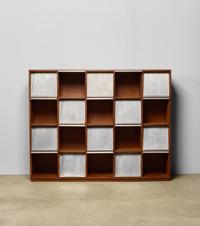 Modern magazine rack designed by Pierre Jeanneret brings top dollar