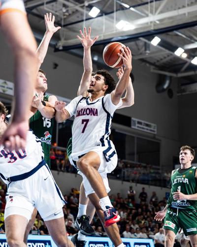 Derek Dixon vs Lithuania B team