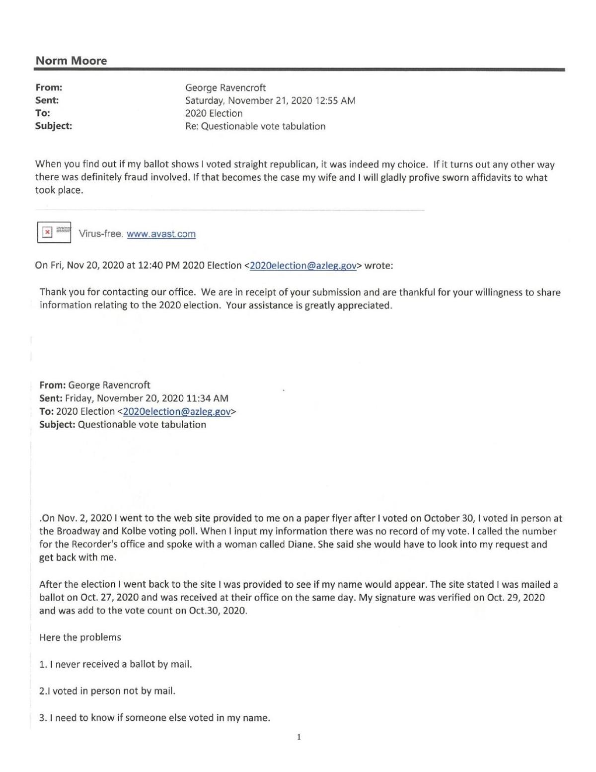 Election integrity emails, batch 3