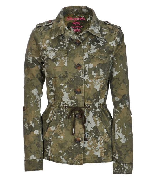 Camouflage fashion goes upscale