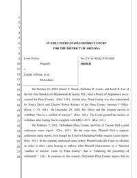 Judge Marquez ruling on Louis Taylor case