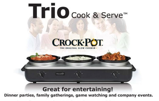 Crock Pot Trio Cook N Serve