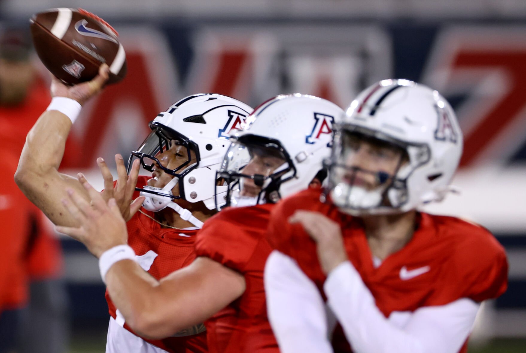 University of Arizona spring workouts