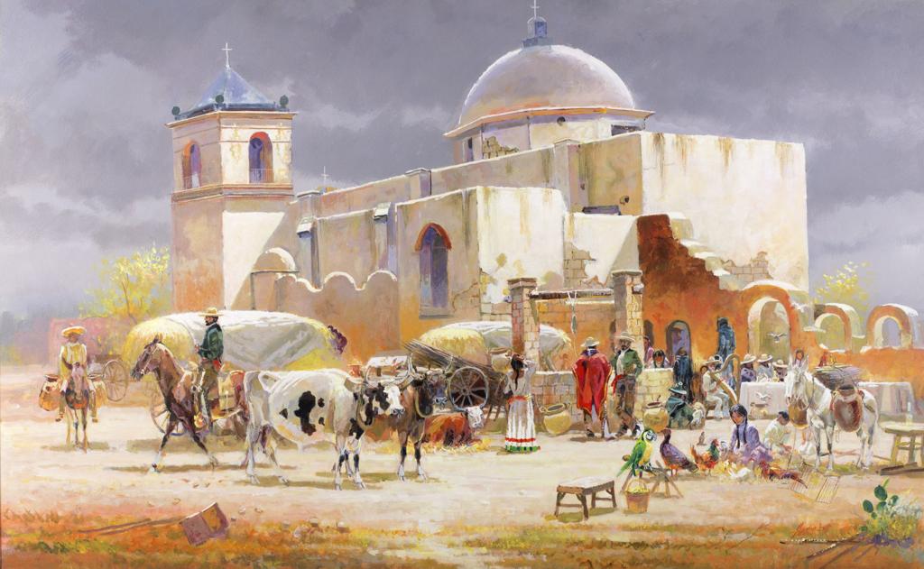 Neto S Tucson Self Taught Cowboy Artist Lassoed By Tucson Museum