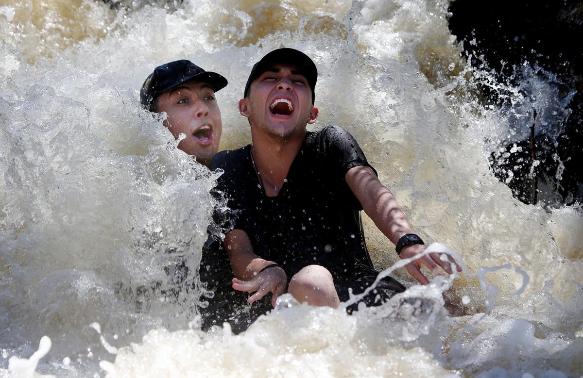 Fun in the monsoon runoff