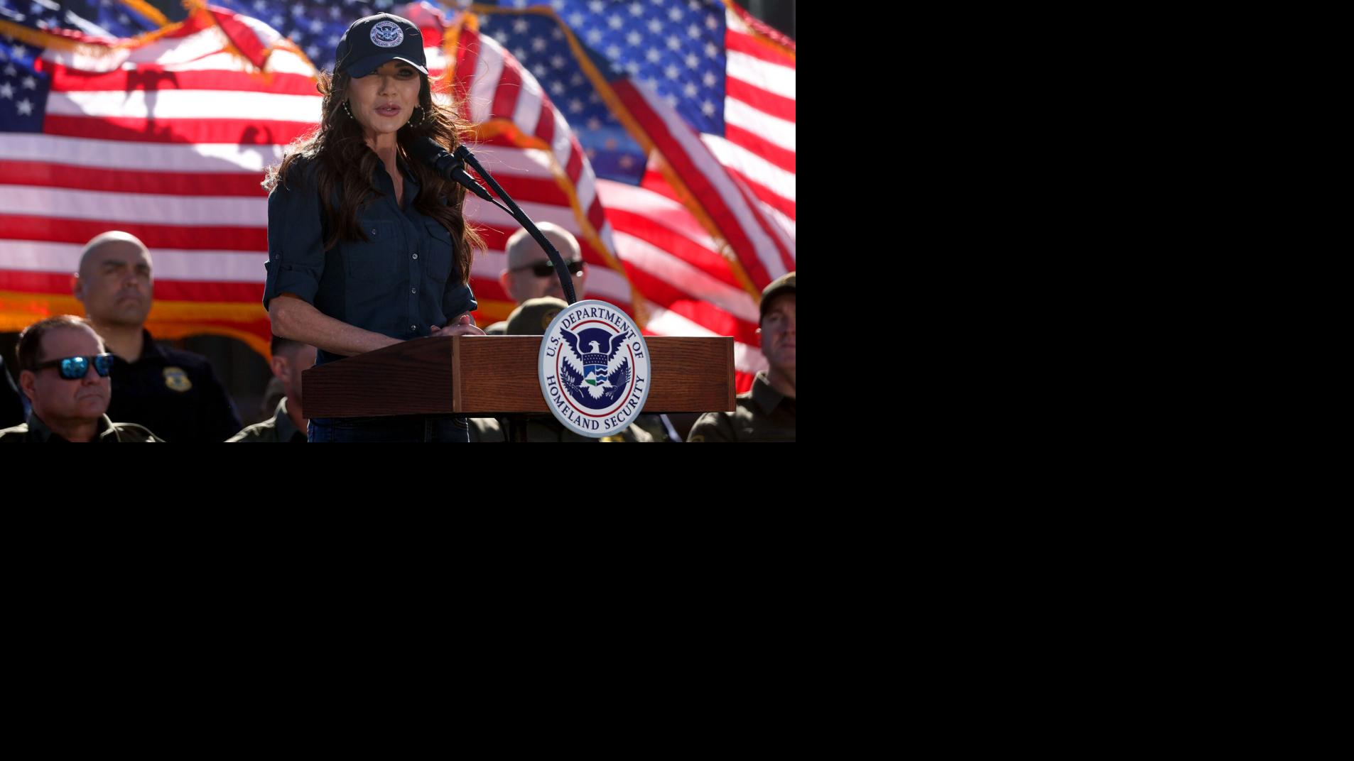 Photos: Kristi Noem makes stop at Arizona/Mexico border in Nogales