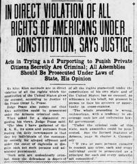 In direct violation of all rights of Americans