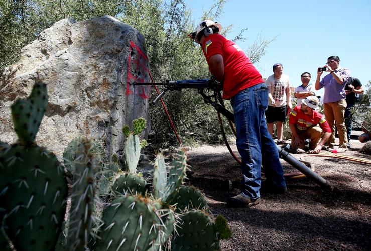 UA rock-drilling competition