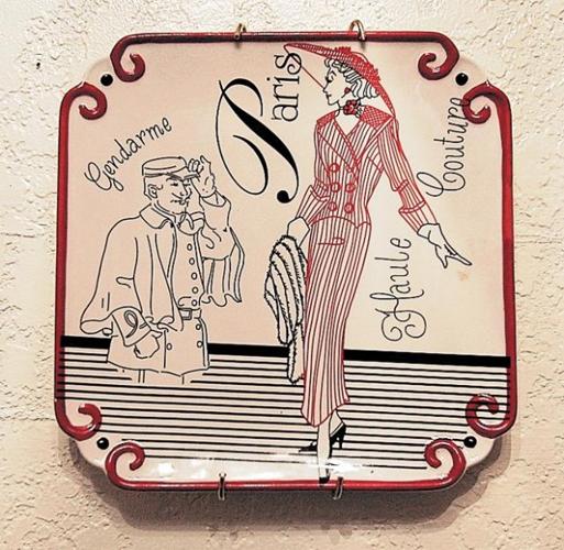 Decor makes closet contemporary  