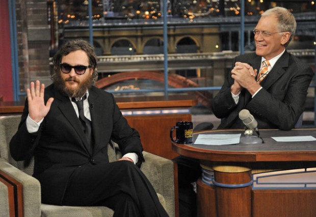 Joaquin Phoenix on Letterman is instant classic (w/video)  