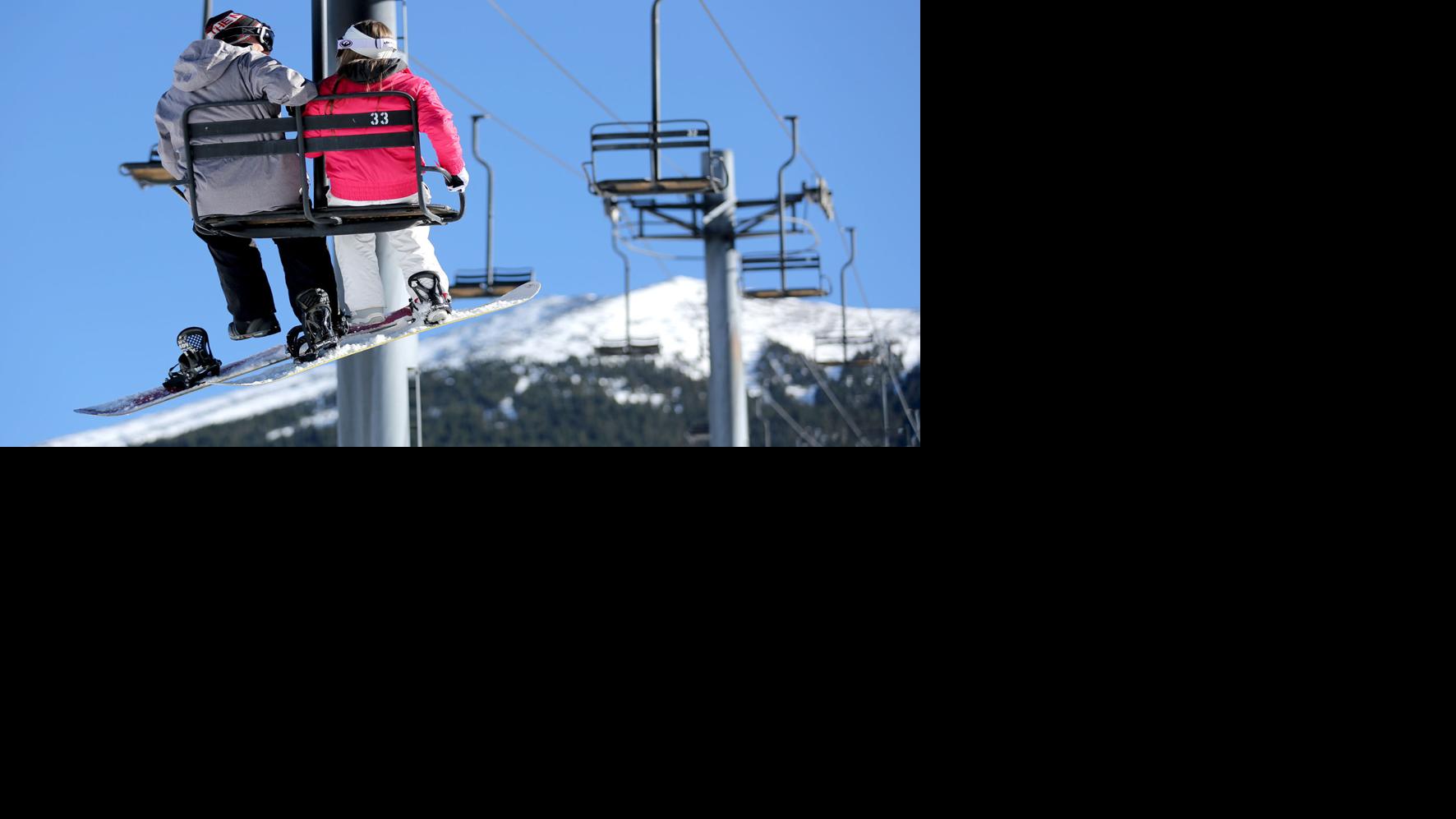 Striking photos of ice-encased chairlift at Big White warm hearts