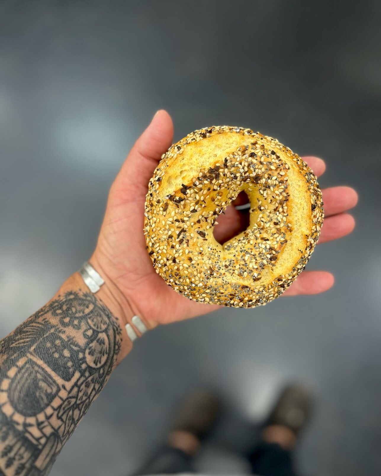 Bagel With Poppy Seeds Directly Above Stock Photo  Download Image Now   Bagel White Background Cut Out  iStock