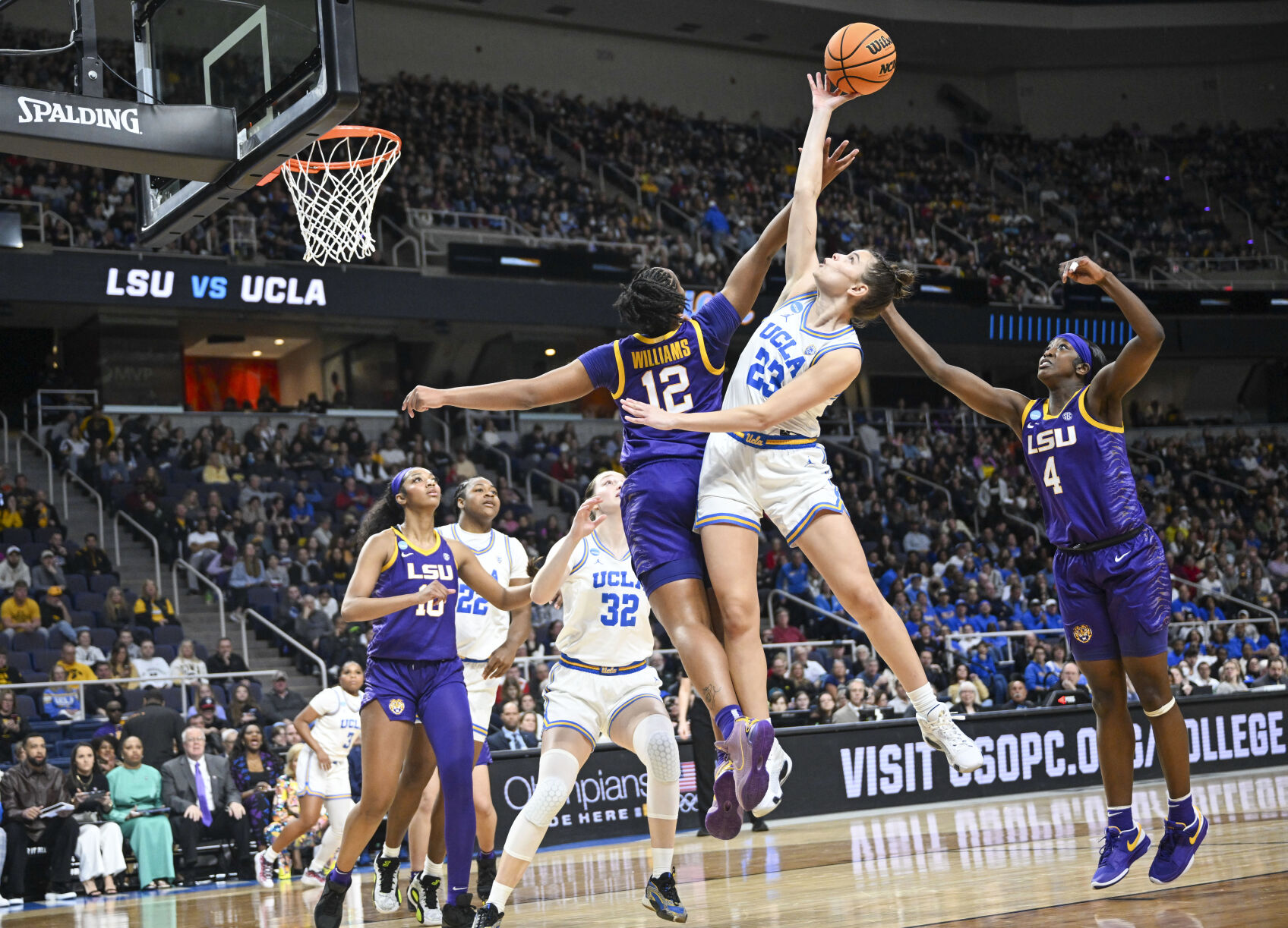 NCAA LSU UCLA Basketball