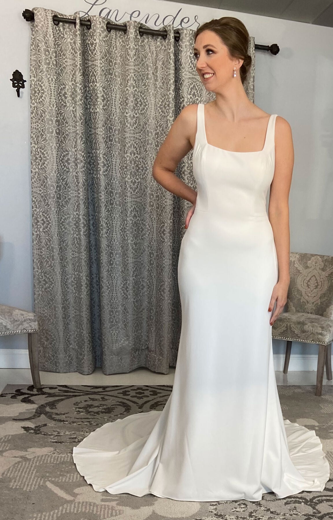 mia square neck wedding dress Bridal Gowns Bella The Label each design is crafted from the finest materials with refreshingly of Mia Lavi, 2304 Wedding Dress