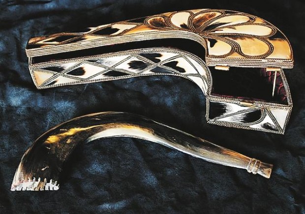 Sounding the shofar  