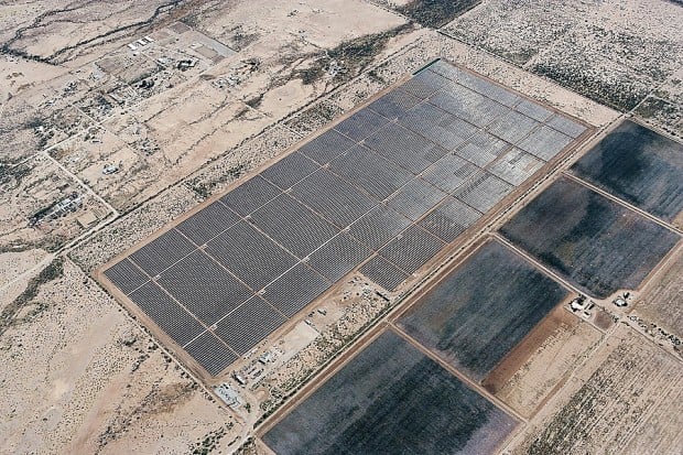 Avra Valley plant harvesting power of sun instead of cotton    