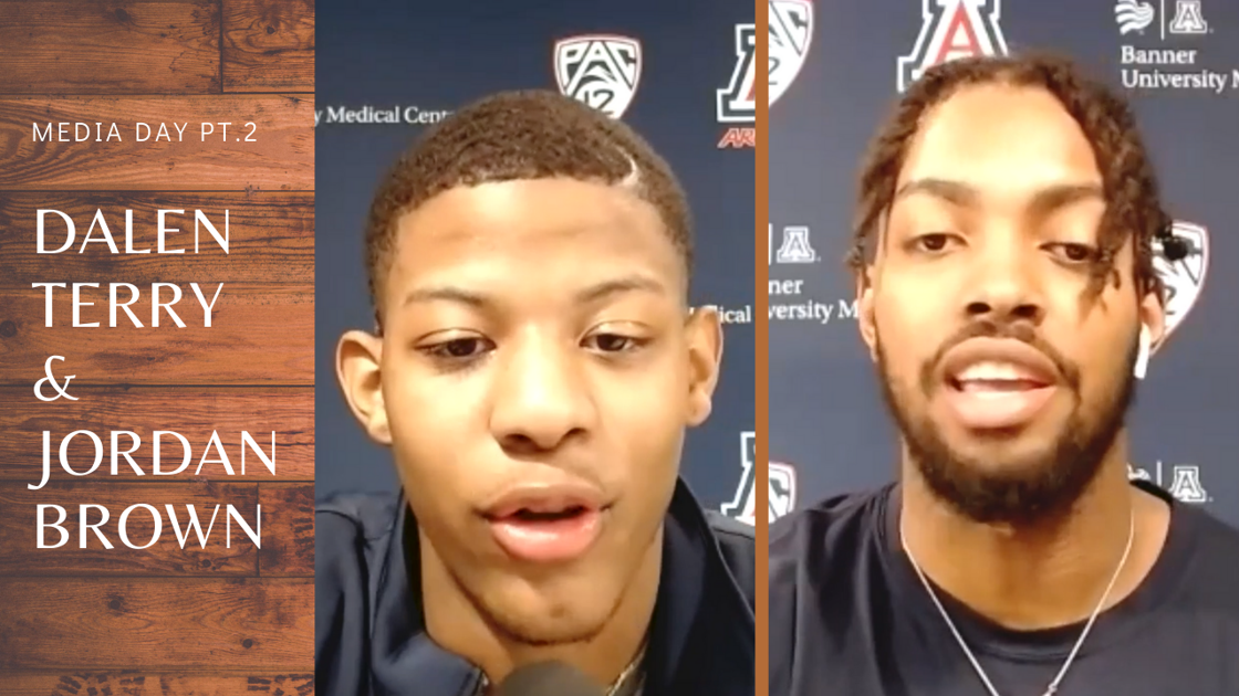 Watch: Dalen Terry and Jordan Brown talk offseason improvements | Arizona Wildcats basketball ...