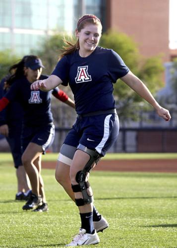 UA softball player Alex Lavine
