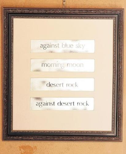 Poet artist loves the desert  