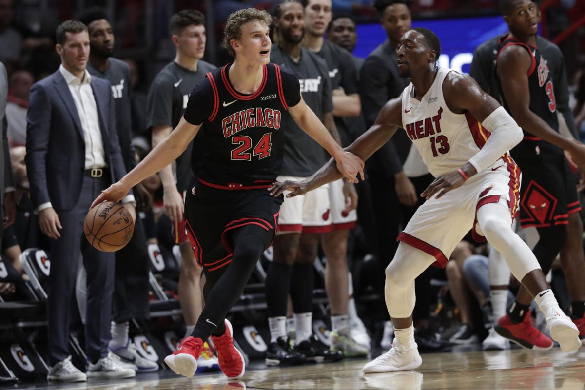 Bulls Heat Basketball